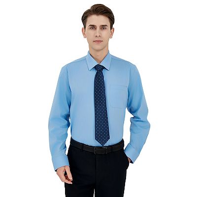 Men's Bespoke Classic-Fit Dress Shirt & Tie Set