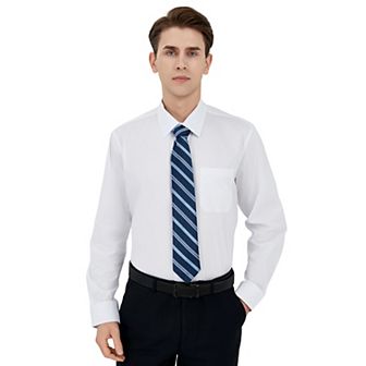Men's Bespoke Classic-Fit Dress Shirt & Tie Set