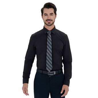 Men's Bespoke Slim-Fit Dress Shirt & Tie Set