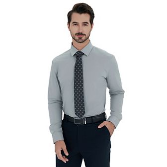 Men's Bespoke Slim-Fit Dress Shirt & Tie Set