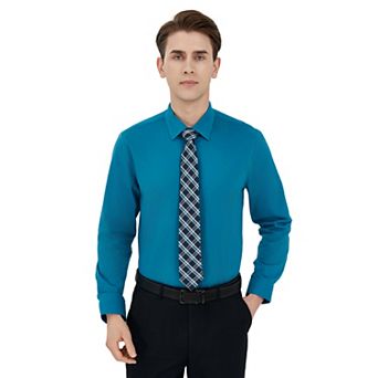 Men's Bespoke Slim-Fit Dress Shirt & Tie Set