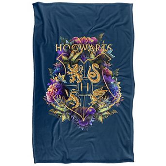 Harry Potter Floral Throw Blanket