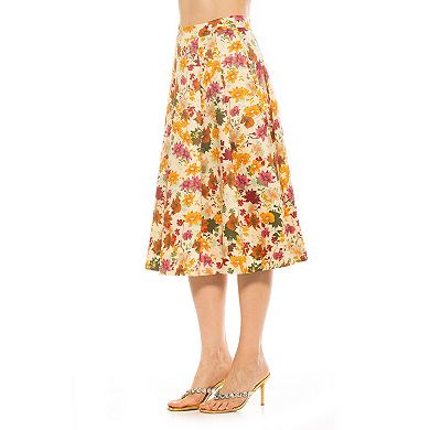 Women's ALEXIA ADMOR Illia Pleated Midi Skirt