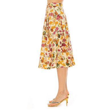 Women's ALEXIA ADMOR Illia Pleated Midi Skirt
