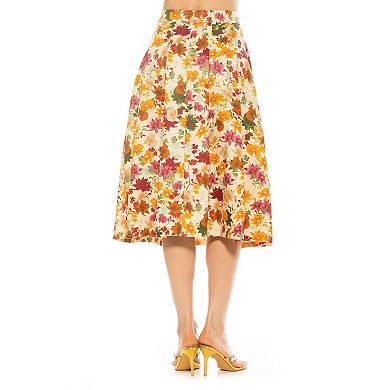 Women's ALEXIA ADMOR Illia Pleated Midi Skirt