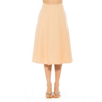 Women's ALEXIA ADMOR Illia Pleated Midi Skirt