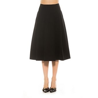 Women's ALEXIA ADMOR Illia Pleated Midi Skirt