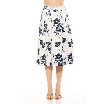 Women's ALEXIA ADMOR Illia Pleated Midi Skirt