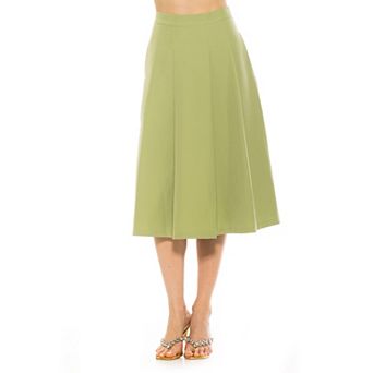 Women's ALEXIA ADMOR Illia Pleated Midi Skirt