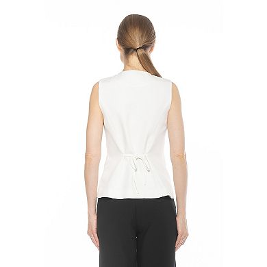 Women's ALEXIA ADMOR Kinsley Crewneck Sleeveless Vest Top