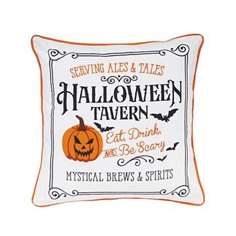 C&F Home Halloween Tavern Buffalo Check Throw Pillow