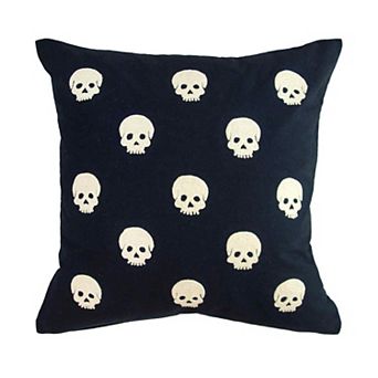 C&F Home Spooky Skulls Halloween Throw Pillow