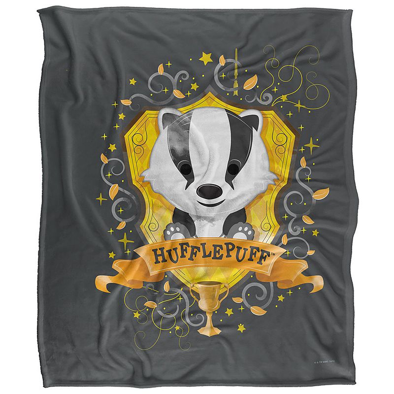Harry Potter Hufflepuff Throw Blanket – 50″ x 60″, Multi None