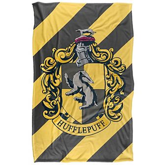 Harry Potter Hufflepuff Striped Throw Blanket - 36" x 58"