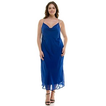 Plus Size Luxology Novelty Trim Slip Dress