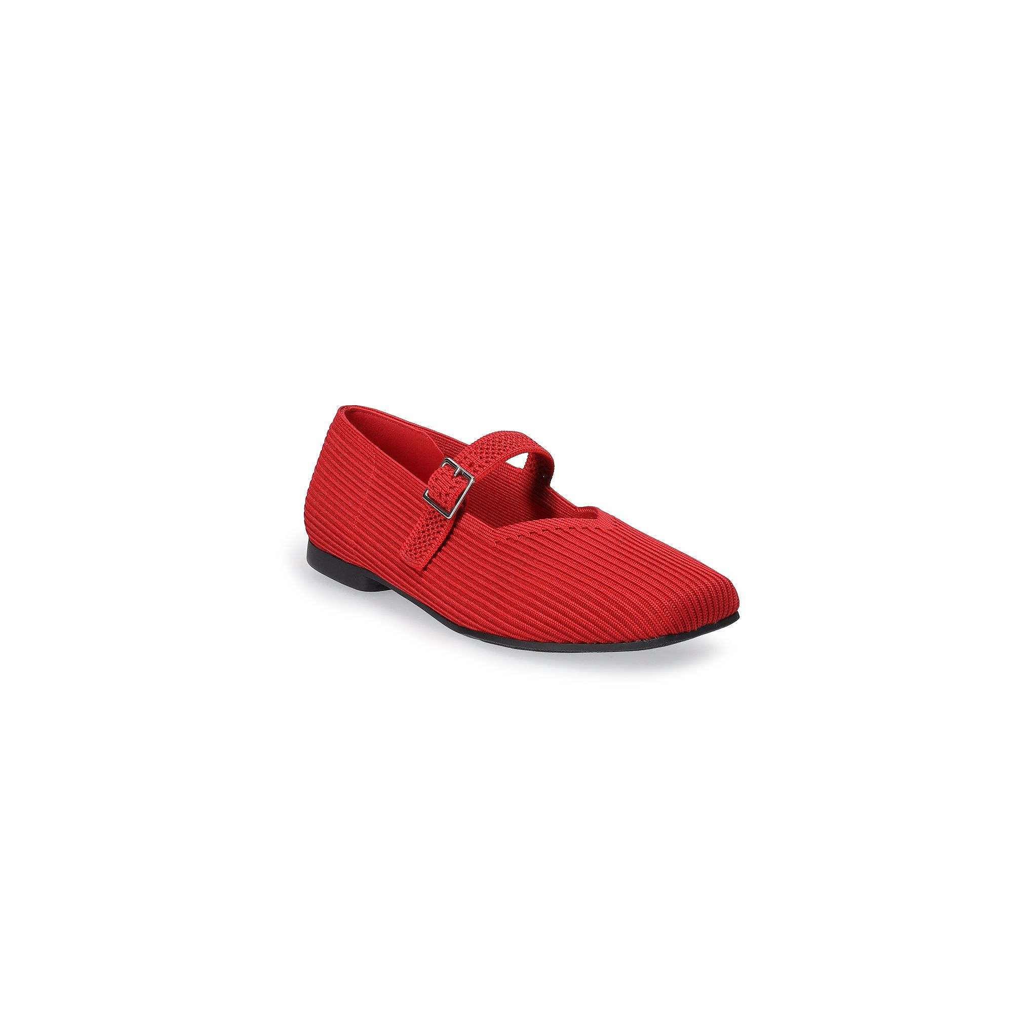 Croft & Barrow Square Toe Womens Mary Janes, Size: 5, Red