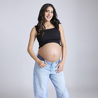Maternity Motherhood® Barrel Leg Jeans