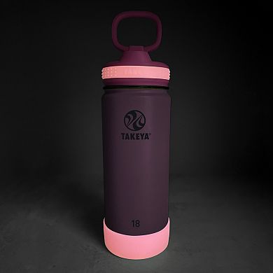 Takeya Actives Kids 18 oz. Glow In The Dark Insulated Stainless Steel Water Bottle
