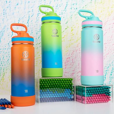 Takeya Actives Kids Ombre Dream 18 oz. Vacuum Insulated Stainless Steel Water Bottle