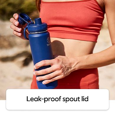 Takeya Actives 32 oz. Vacuum Insulated Stainless Steel Water Bottle with Spout Lid