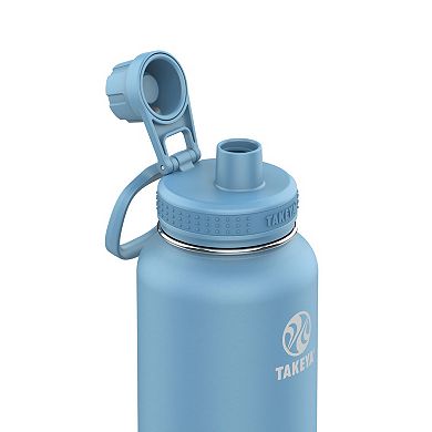 Takeya Actives 32 oz. Vacuum Insulated Stainless Steel Water Bottle with Spout Lid