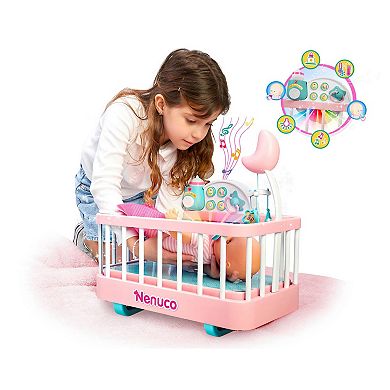 Nenuco Good Sleep Cradle with Baby Doll, Crib, and Accessories