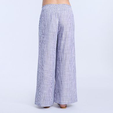 Maternity Motherhood® Smocked Waist Wide Pants