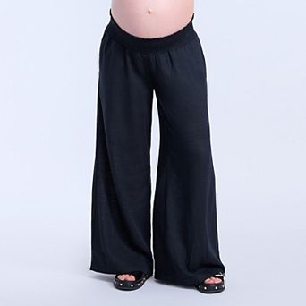 Maternity Motherhood® Smocked Waist Wide Pants