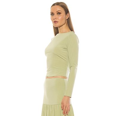 Women's ALEXIA ADMOR Dahlia Boatneck Long Sleeve Shirt