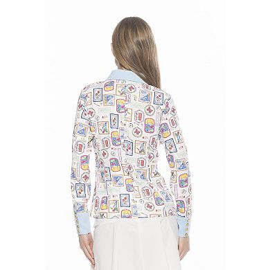 Women's ALEXIA ADMOR Leland Collared Button Down Shirt With Wide Cuff