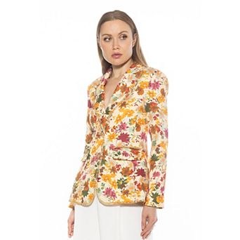 Women's ALEXIA ADMOR Janet Fitted Blazer With Chain Trim Detailing