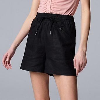 Women's Simply Vera Vera Wang Zip Front Shorts