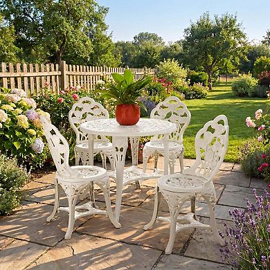 BrylaneHome 5-Piece Table And Chair Bistro Set