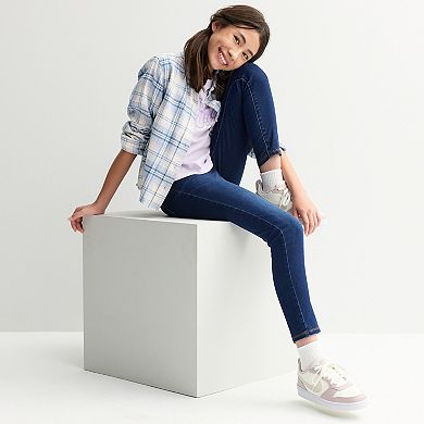 Girls 6-20 SO® Short Sleeve Boxy Graphic Tee in Regular & Plus Size
