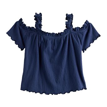 Girls 8-16 SO® Adaptive Off Shoulder Top