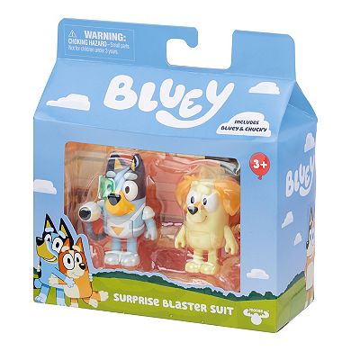 Bluey Surprise Blaster Suit 2-pc. Action Figure Set