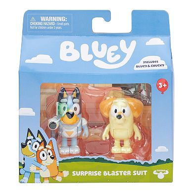 Bluey Surprise Blaster Suit 2-pc. Action Figure Set