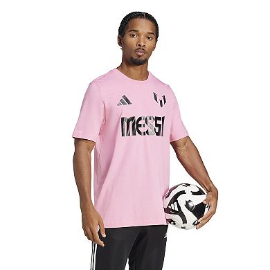 Men's adidas x Messi Name & Number Graphic Tee