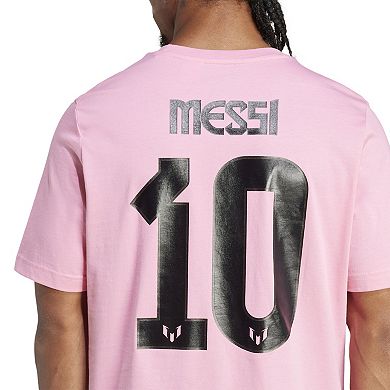 Men's adidas x Messi Name & Number Graphic Tee