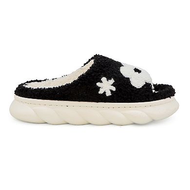 Yoki Dahlia Women's Open Toe Platform Slippers