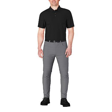 Men's Grand Slam Solid Cooling Short Sleeve Golf Polo