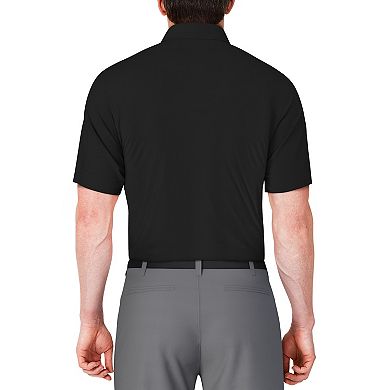 Men's Grand Slam Solid Cooling Short Sleeve Golf Polo