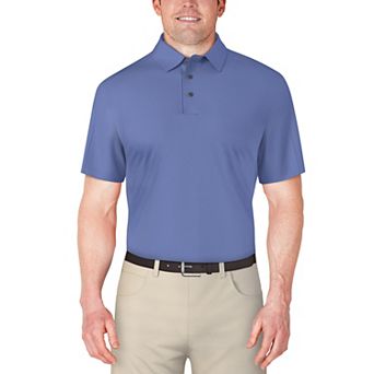 Men's Grand Slam Solid Cooling Short Sleeve Golf Polo