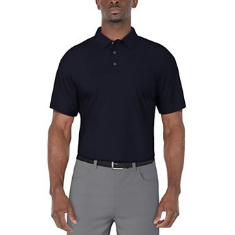Men's Grand Slam Solid Cooling Short Sleeve Golf Polo