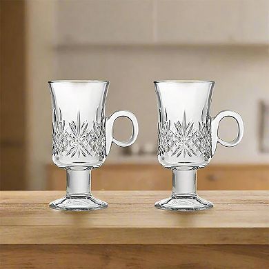 Godinger Silver Dublin Crystal Irish Coffee Mug 4-pc. Set