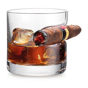 Godinger Silver Cigar Double Old Fashioned Glass