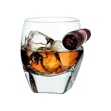 Godinger Silver Arturo Cigar Double Old Fashion Glass 2-pc. Set