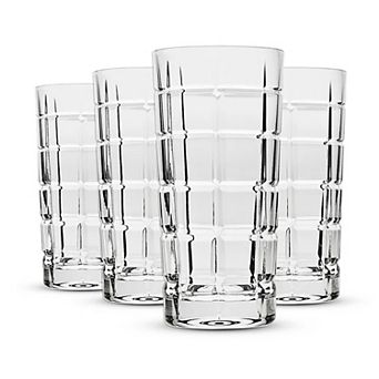 Godinger Silver 4-Pack Radius Highball Glasses