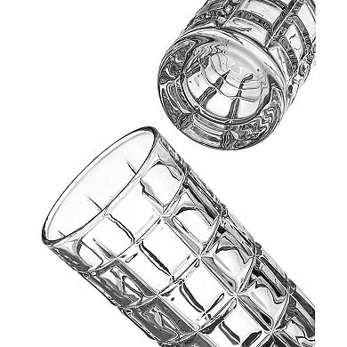 Godinger Silver 4-Pack Radius Highball Glasses