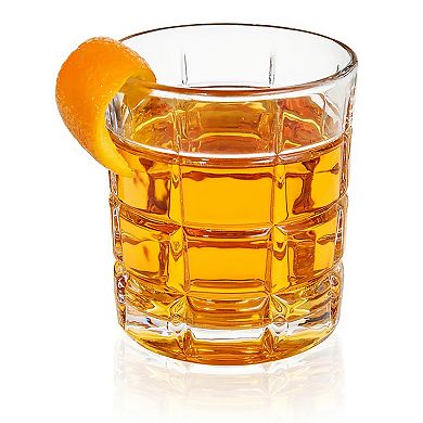 Godinger Silver 4-Pack Radius Double Old Fashioned Glasses